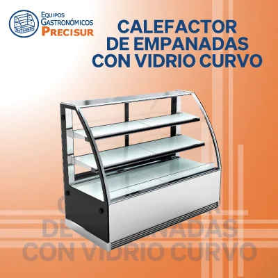 Calefactor de Empanadas con Vidrio Curvo