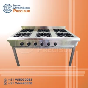 Anafe de 6 Platos