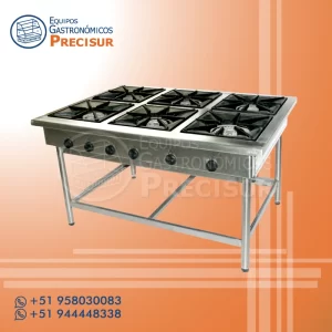 Anafe de 6 Platos