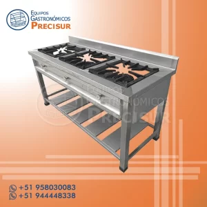 Cocina Industrial de 3 Platos