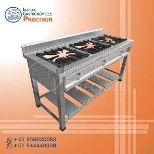 Cocina Industrial de 3 Platos