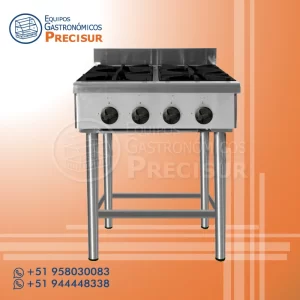 Cocina Industrial de 4 Platos