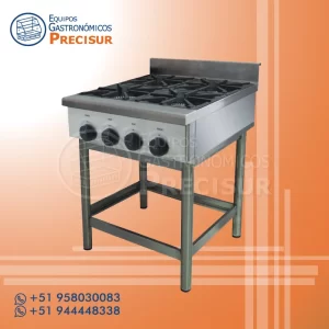 Cocina Industrial de 4 Platos