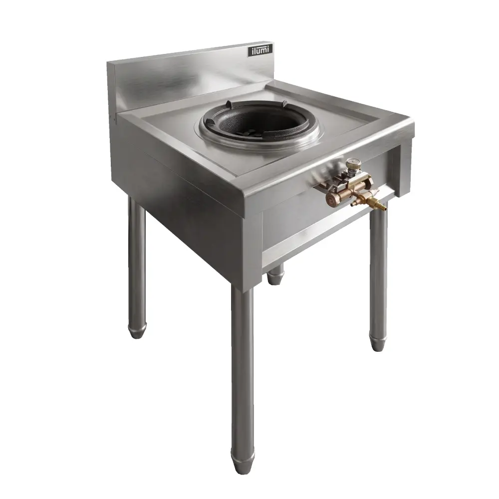 Cocina Hornilla Ilumi WOK-100 con 1 Hornilla