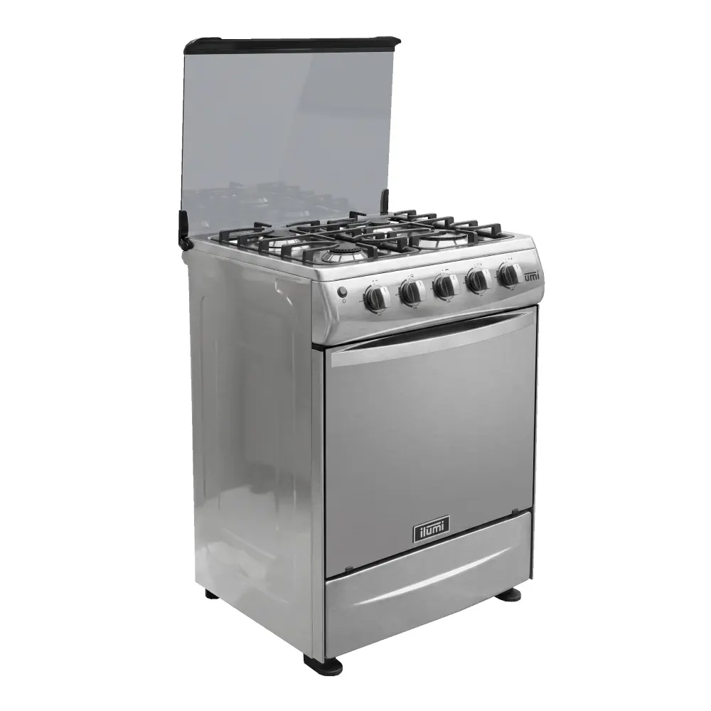 Cocina a Gas Ilumi C-60 CS de 4 Hornillas