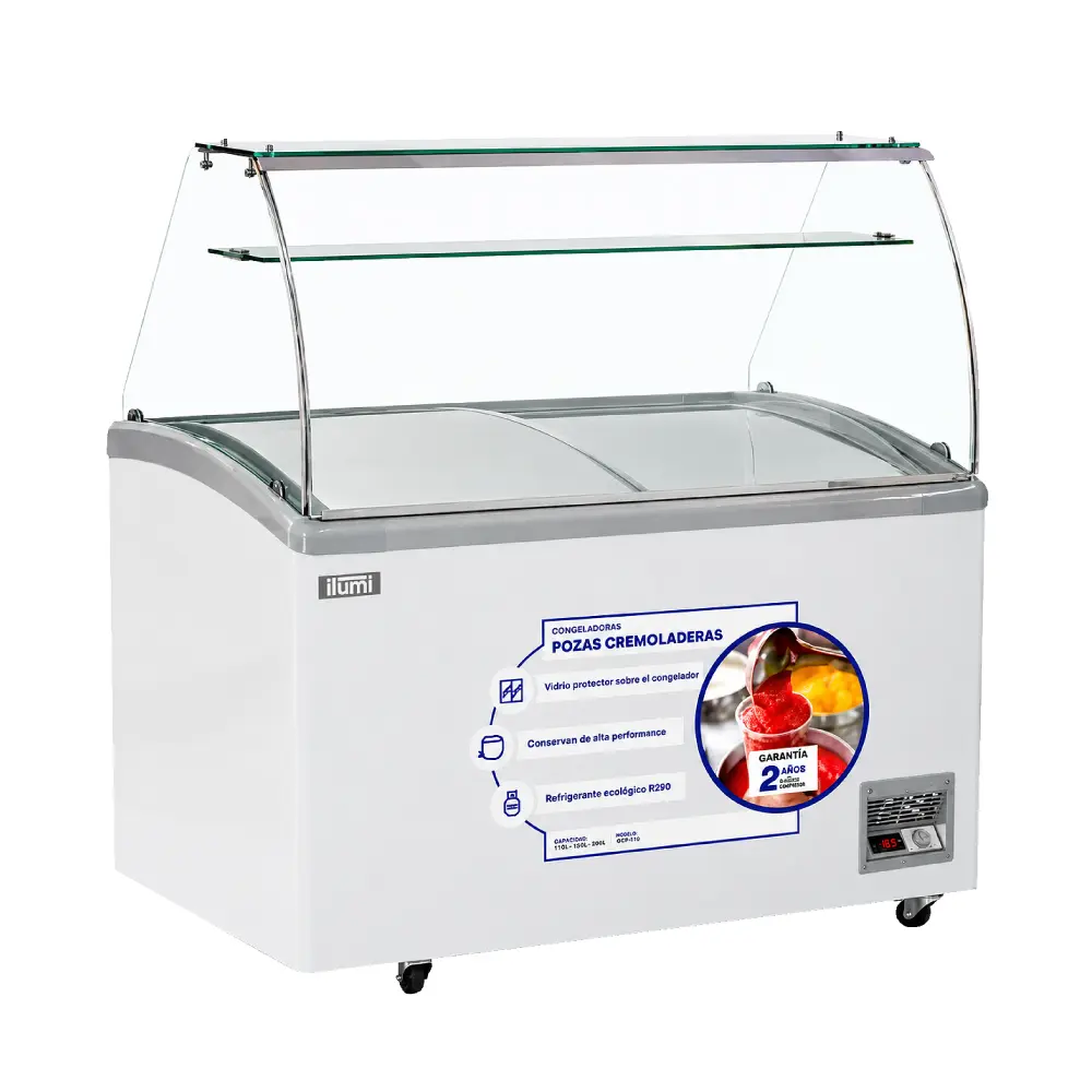 Congelador Heladero Ilumi TF-3200FR de 320 Litros