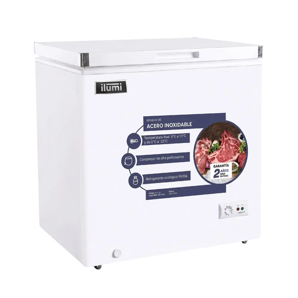 Congelador Ilumi TFI-1100WH de 110 Litros