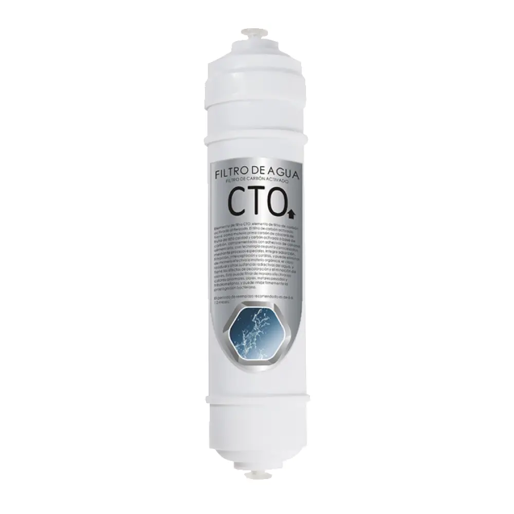 Filtro de Carbon Activado CTO para dispensador de agua