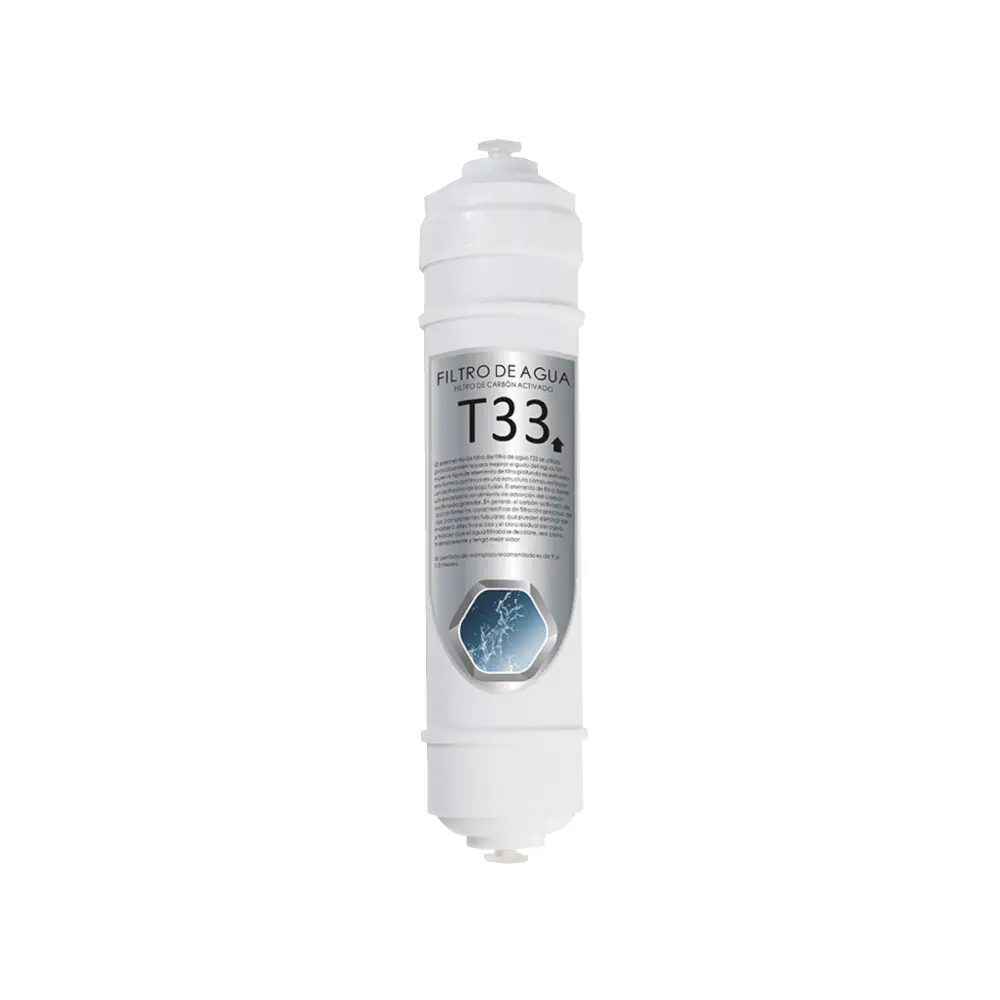 Filtro de Carbon Activado T33 para dispensador de agua