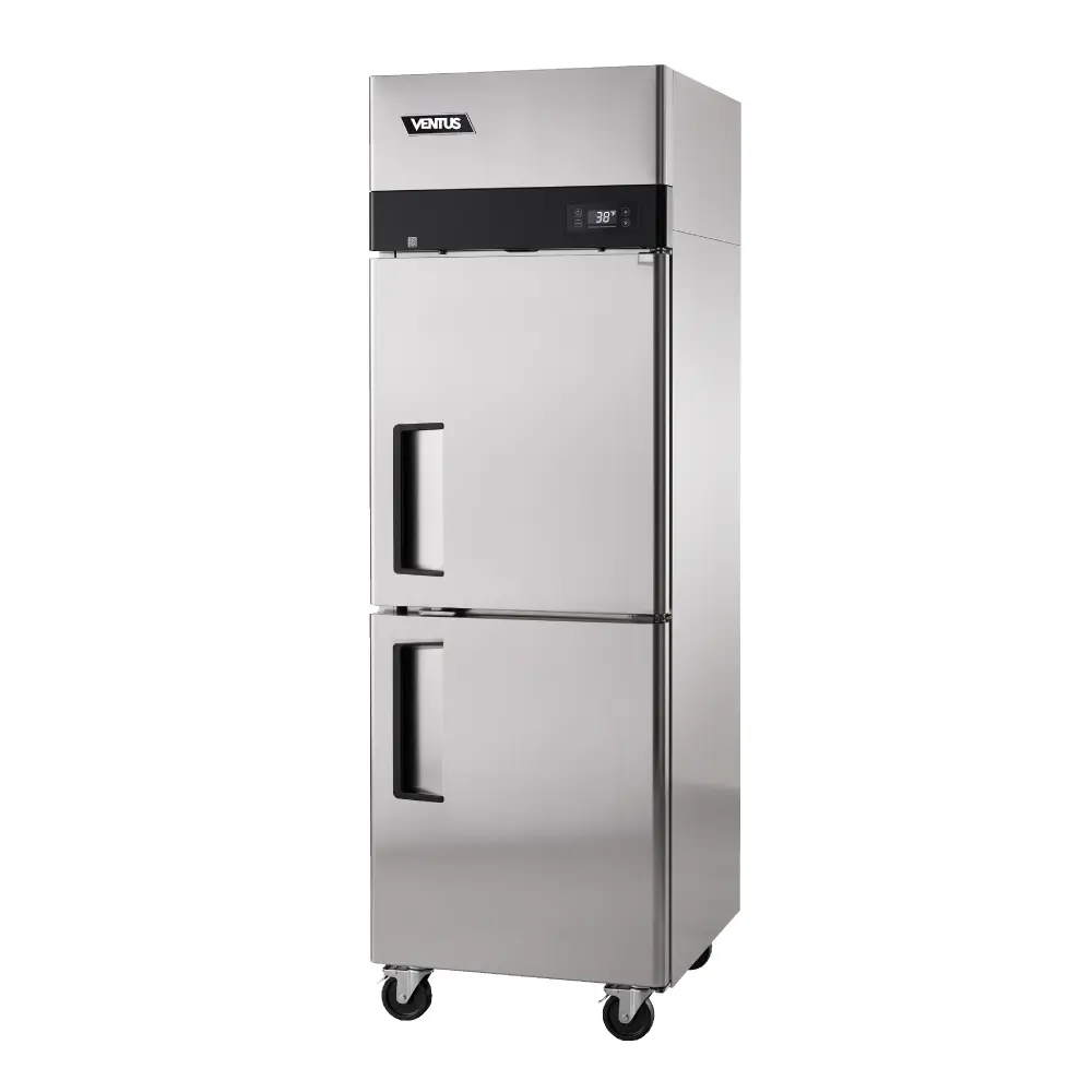 Freezer acerado Ventus VF2PS-600 de 2 puertas y de 410 Litros