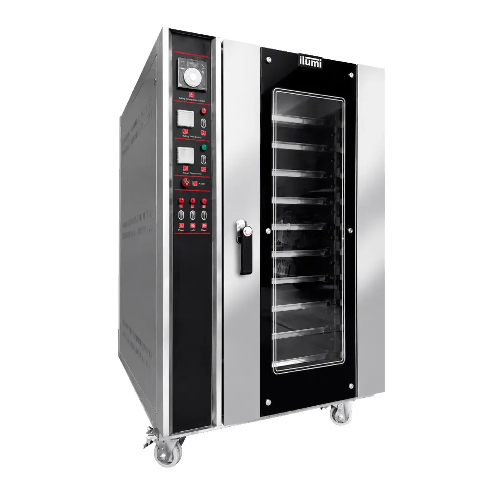 Horno Industrial Convector a Gas Ilumi HCM-10000 de 10 Bandejas