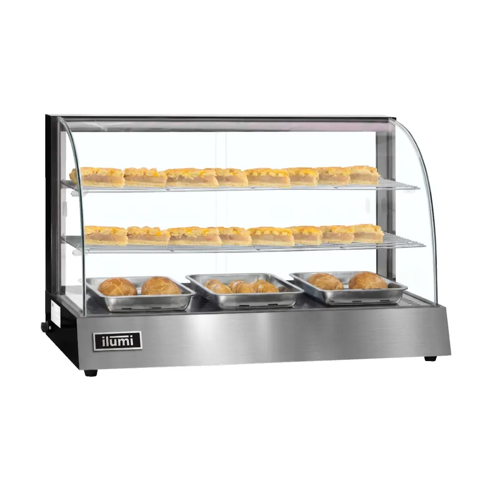Vitrina Caliente Ilumi VCM-96 de 3 Bandejas