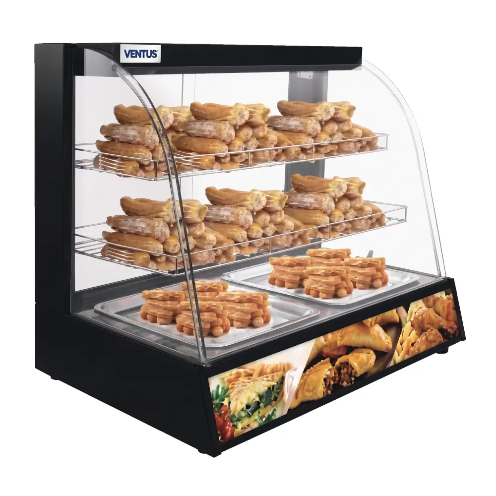 Vitrina Caliente Ventus VMCD-2 de 880 Watts
